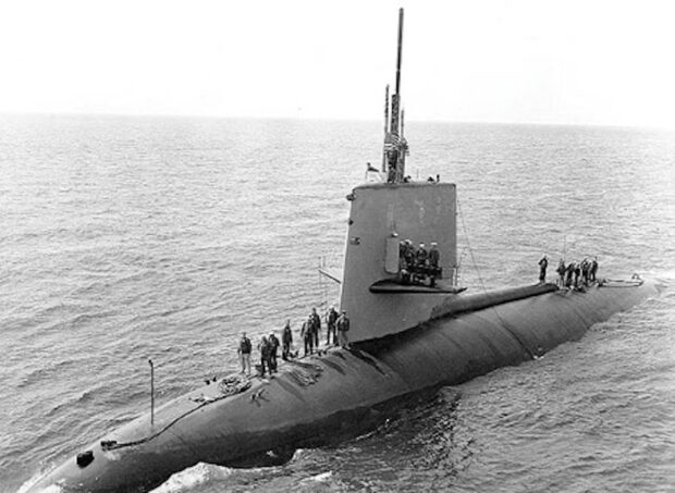 USS Scorpion nuclear-powered submarine lost at sea during the Cold War.