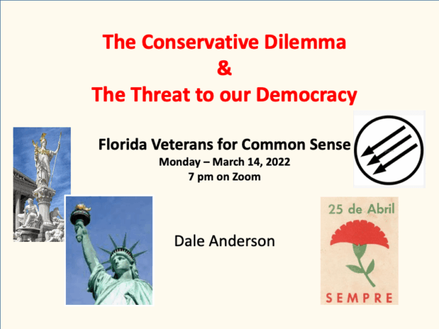 The Conservative Dilemma & The Threat to Our Democracy. 
