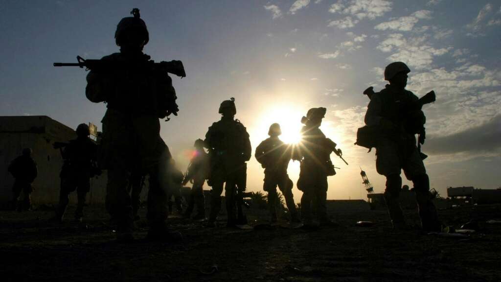 Soldiers who for for the last 600 meters in the battles of Najaf and Fallujah